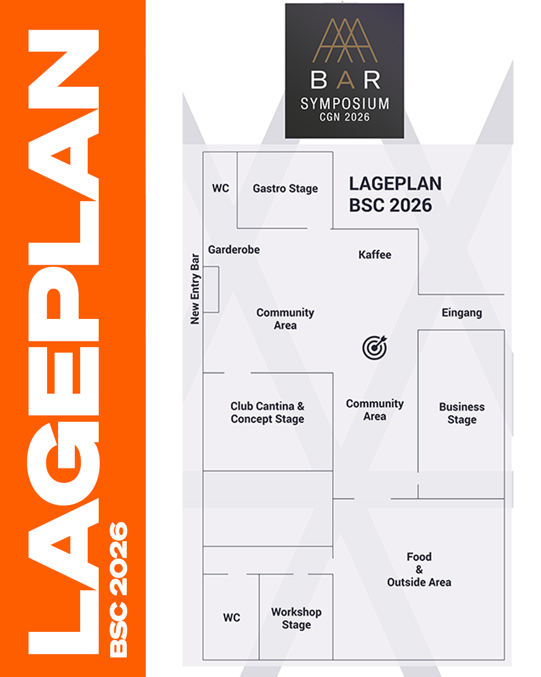 BSC 2026 Lageplan – Halle Tor 2, Köln